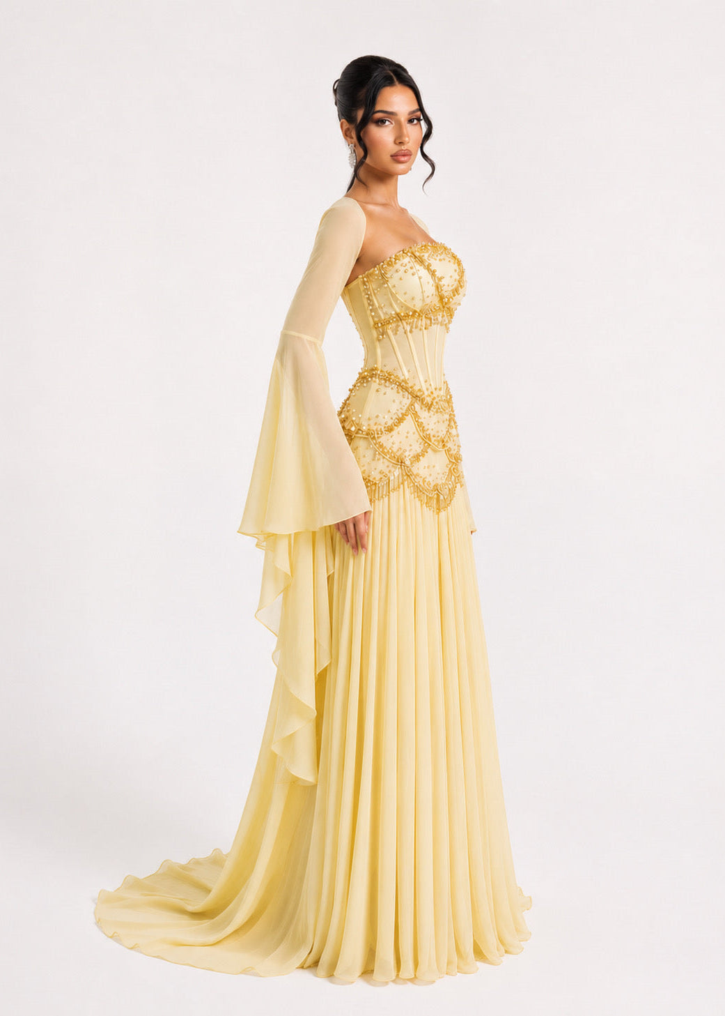 Alara Gown - yellow