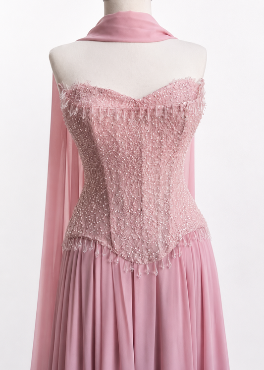 Saraya Gown - Pink