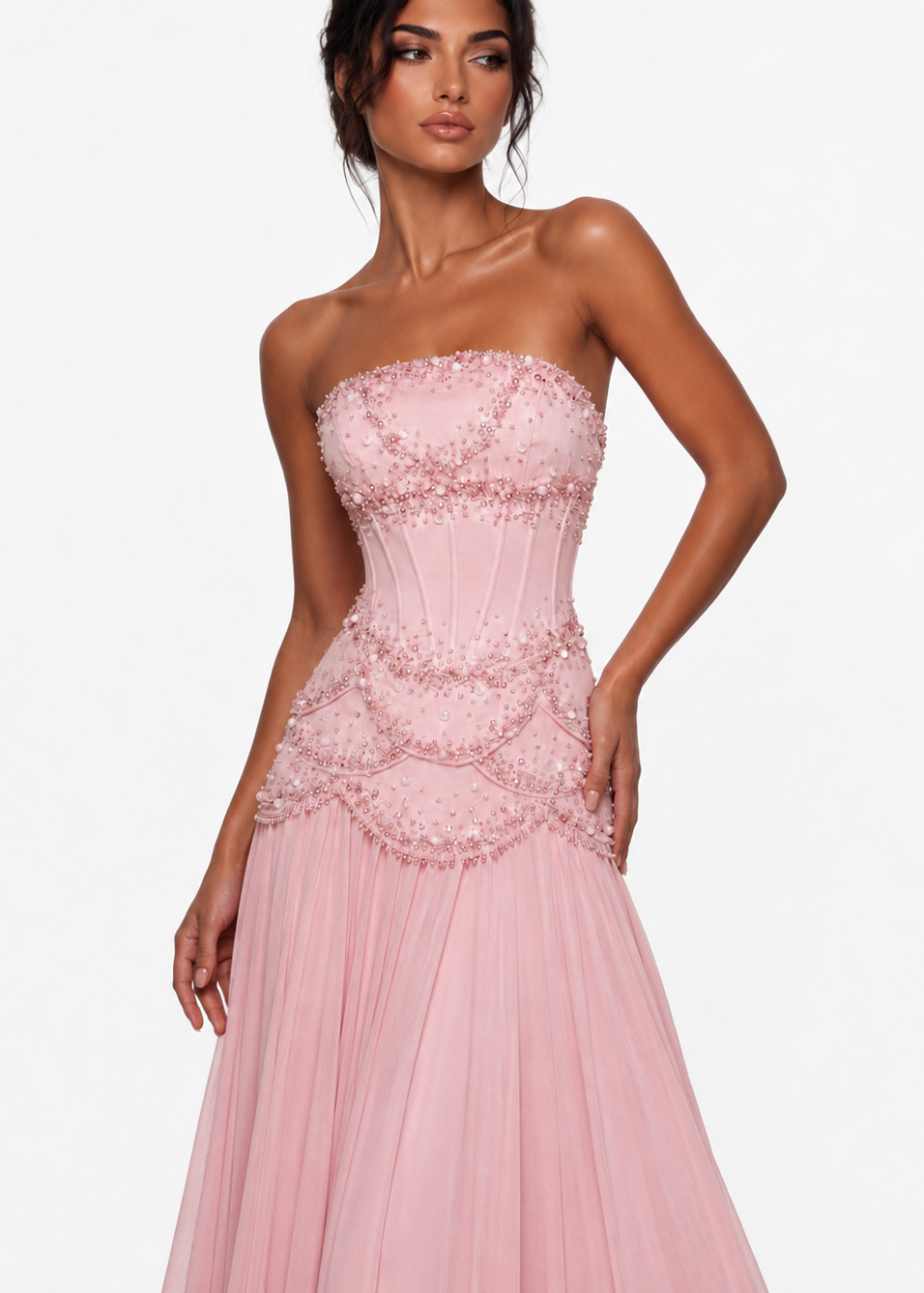 ALARA GOWN - Baby Pink