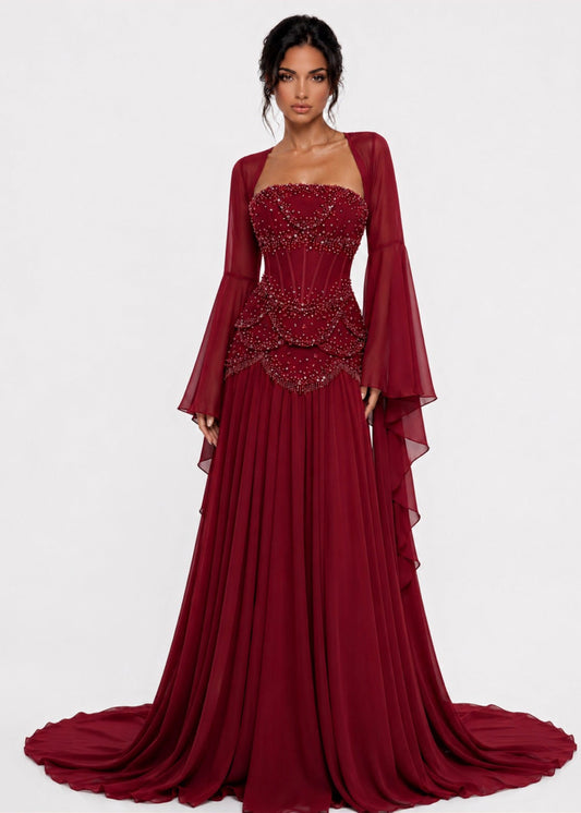 ALARA GOWN - Red