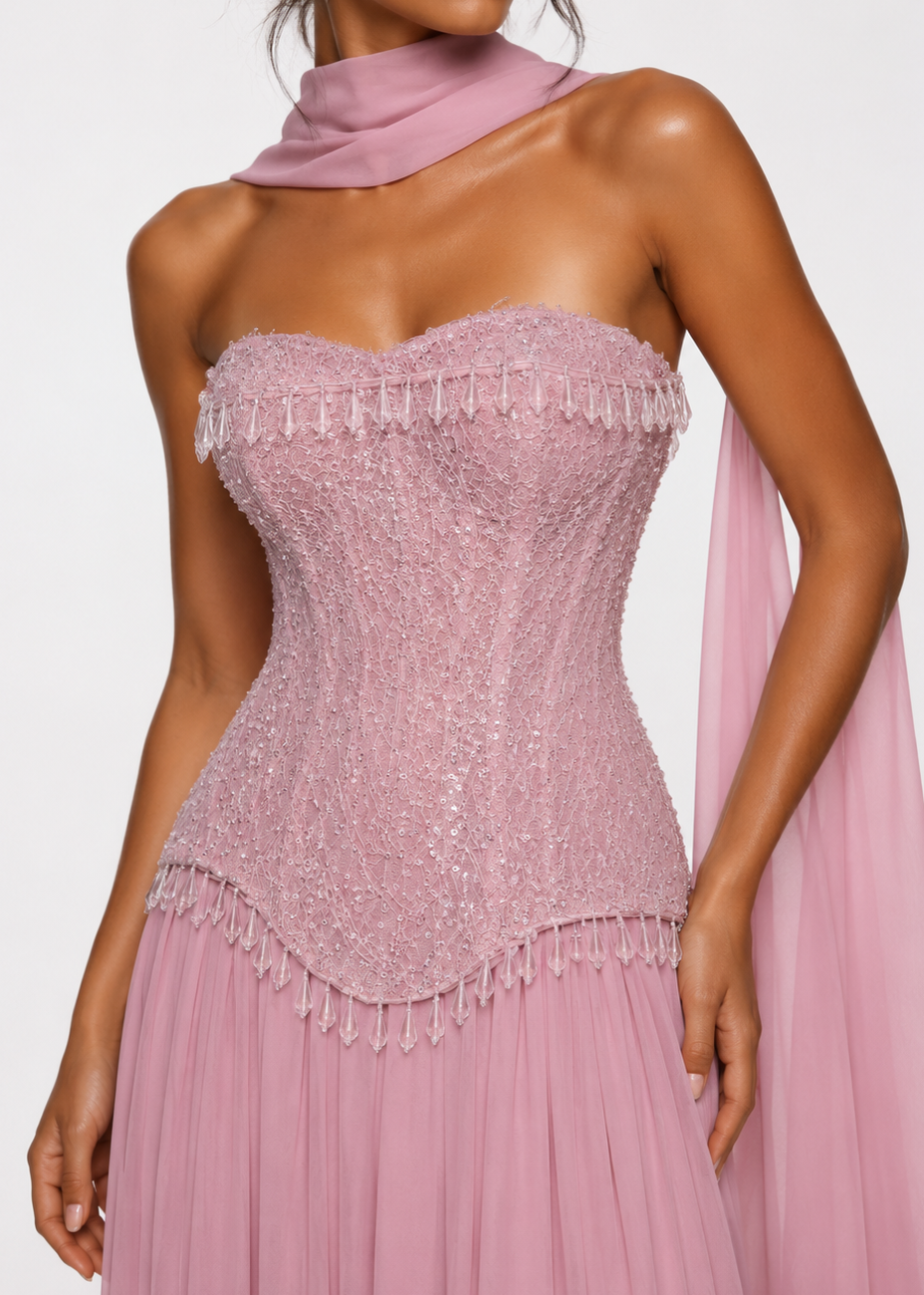 Saraya Gown - Pink