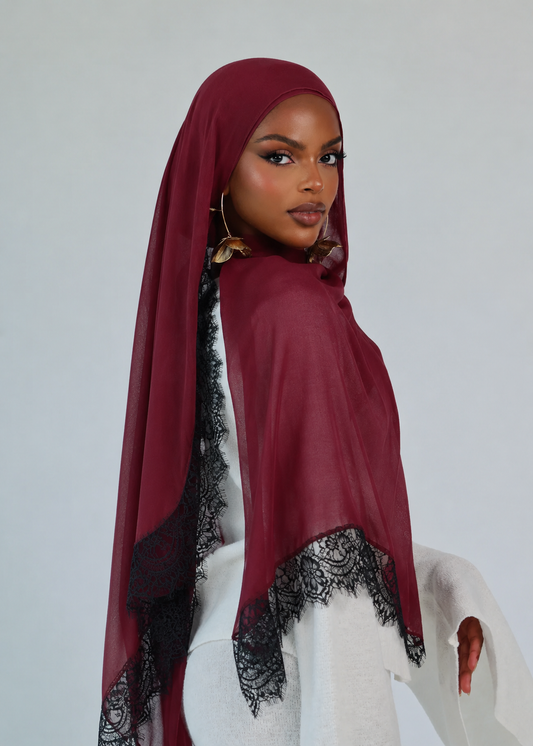 Lace Modal Hijab