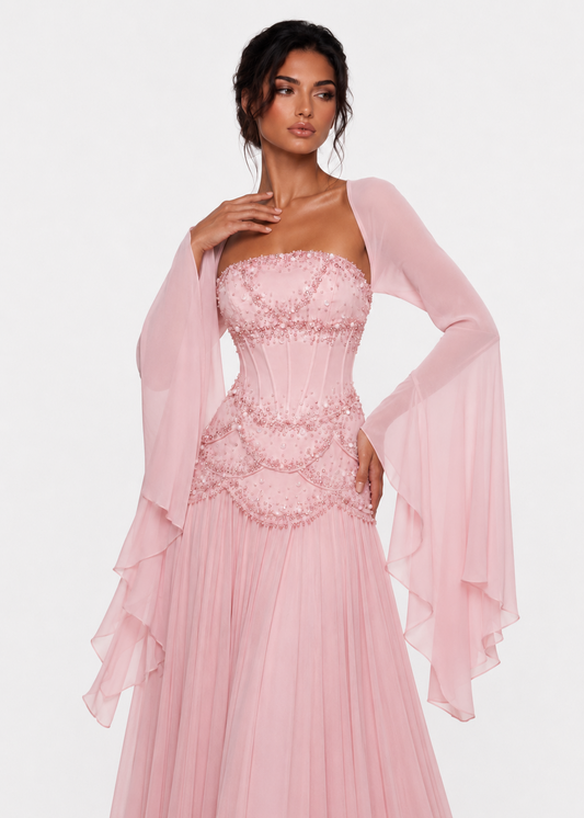 ALARA GOWN - Baby Pink