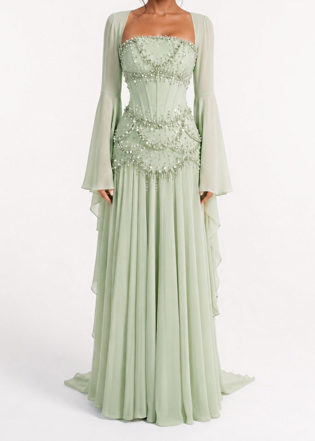ALARA GOWN - Sage Green
