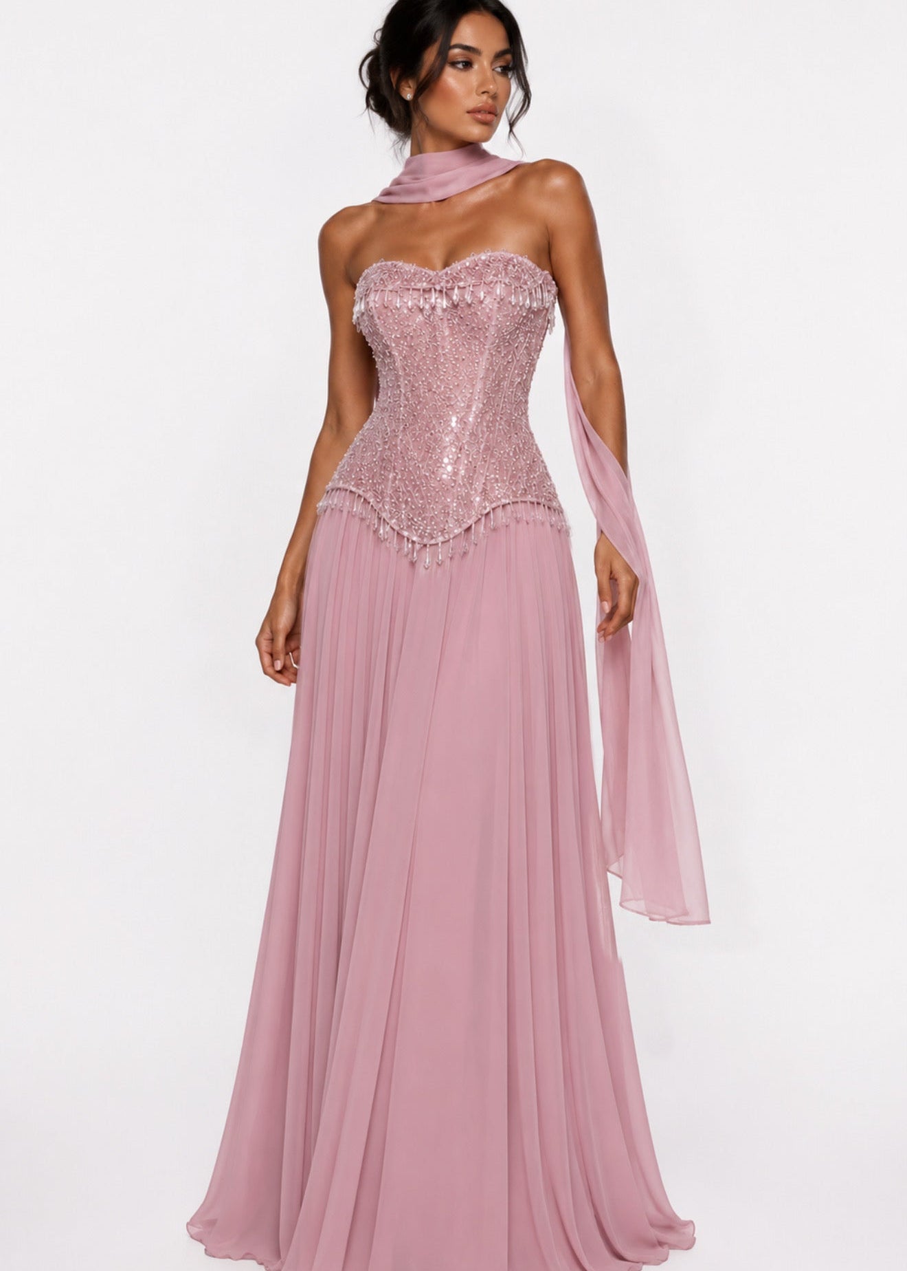 Saraya Gown - Pink