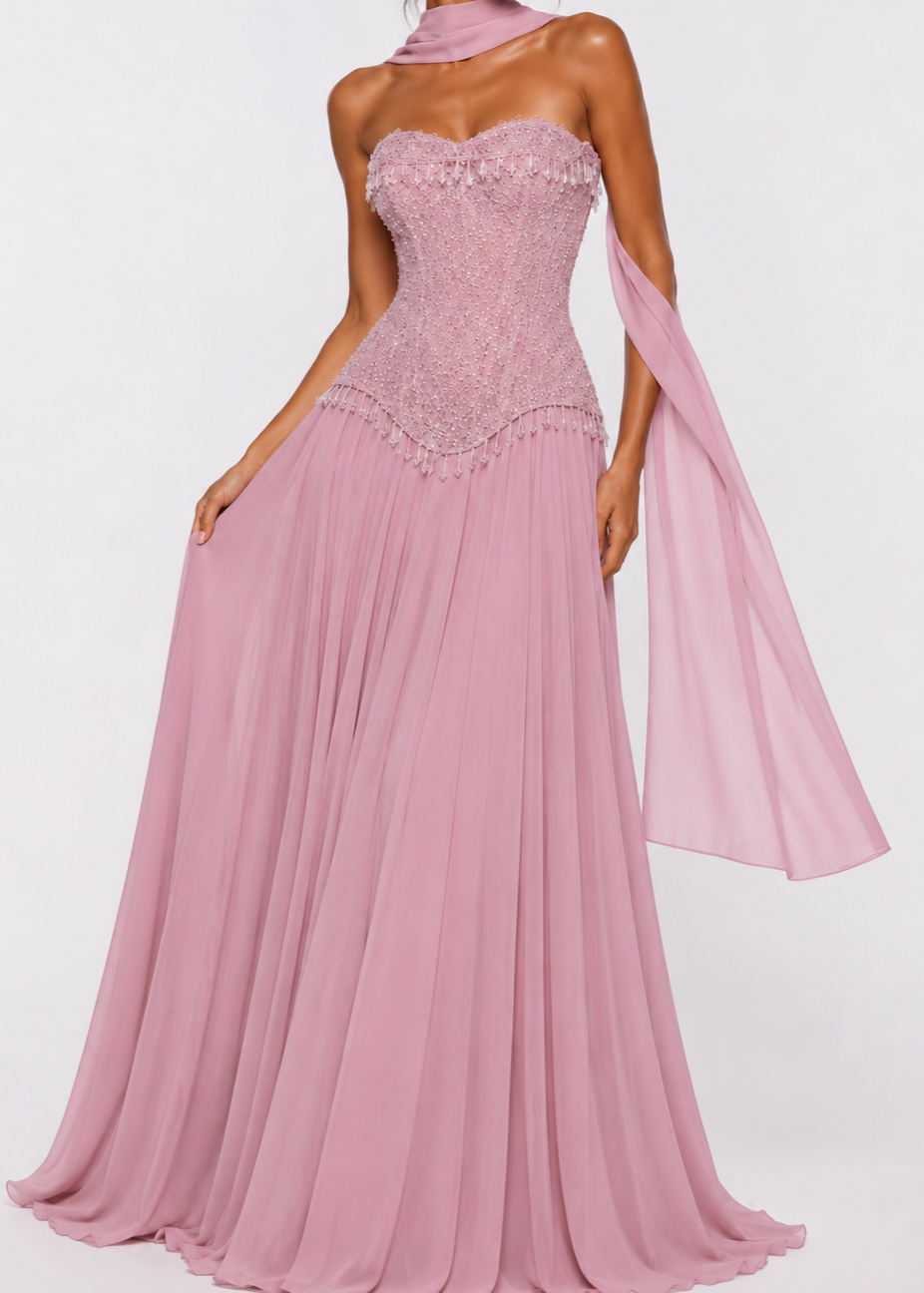 Saraya Gown - Pink